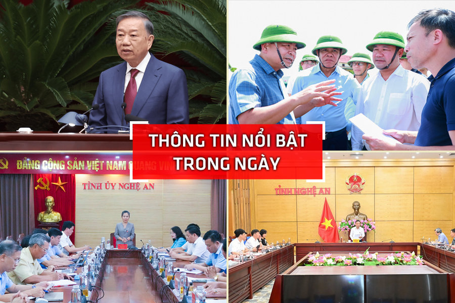 Nghệ An: Thông tin nổi bật ngày 20/7