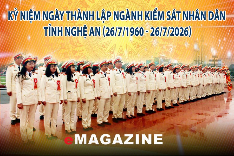 Kỷ niệm ngày thành lập ngành Kiểm sát nhân dân tỉnh Nghệ An (26/7/1960 - 26/7/2026): 66 năm giữ trọn niềm tin