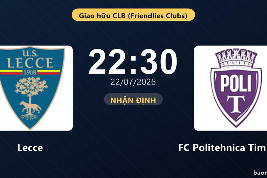 Nhận định Lecce vs FC Politehnica Timisoara: đội hình dự kiến