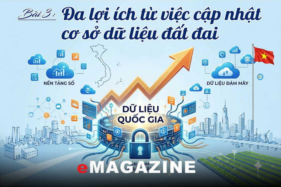 Dữ liệu quốc gia - nguồn tài nguyên mới cho phát triển kinh tế - xã hội: Bài 3: Đa lợi ích từ việc cập nhật cơ sở dữ liệu đất đai