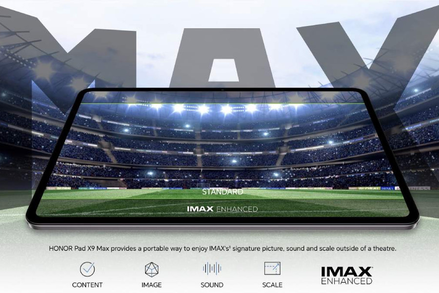 HONOR Pad X9 Max chính thức ra mắt với màn hình 13 inch 120Hz và viên pin 10.100 mAh