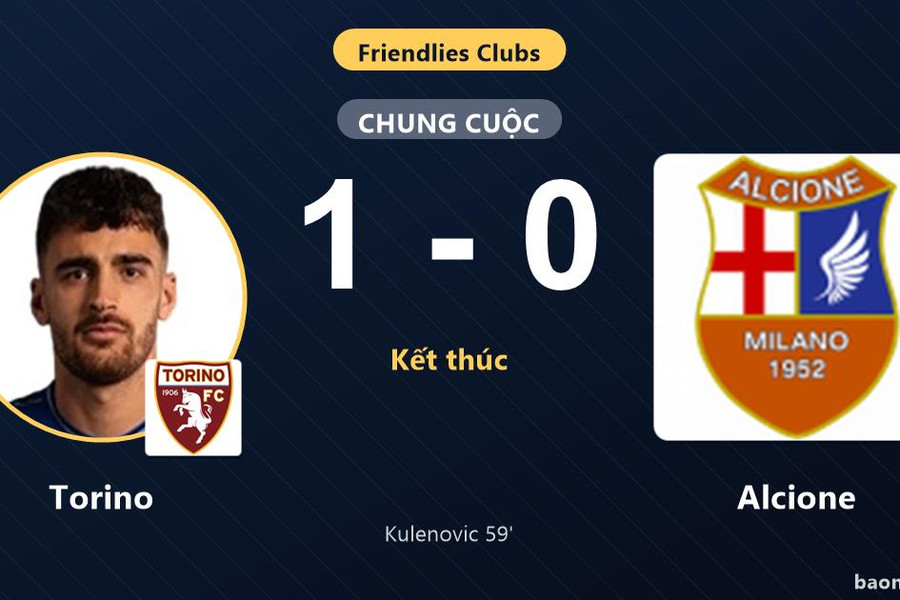 Kulenovic giúp Torino hạ Alcione trong trận giao hữu CLB