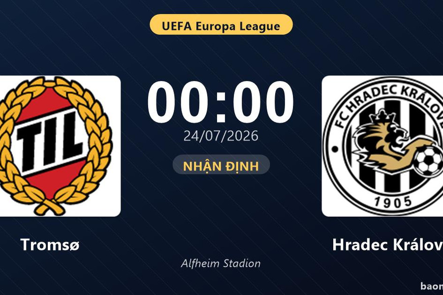 Nhận định Tromsø vs Hradec Králové: đội hình dự kiến