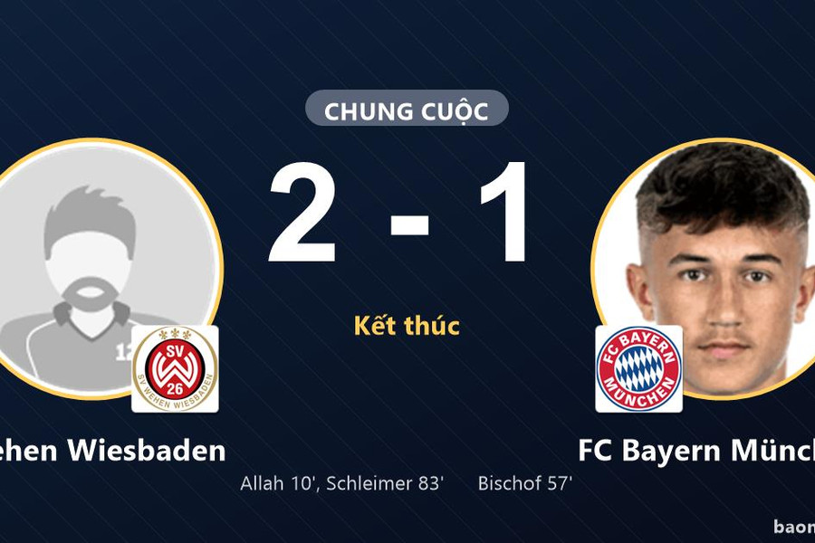 Wehen Wiesbaden hạ Bayern trong trận giao hữu tại BRITA-Arena