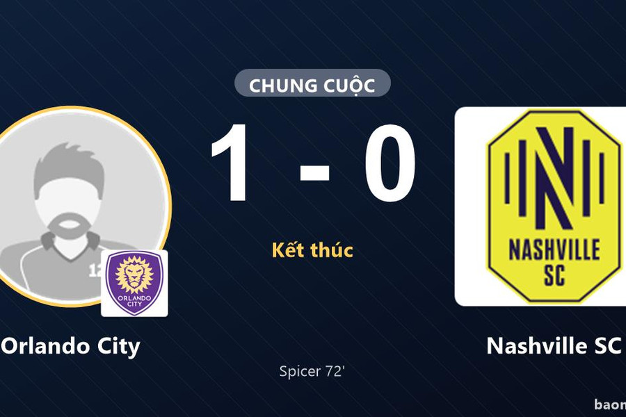 Orlando City thắng Nashville SC, vẫn đứng thứ 10; đội đầu bảng đã có vé