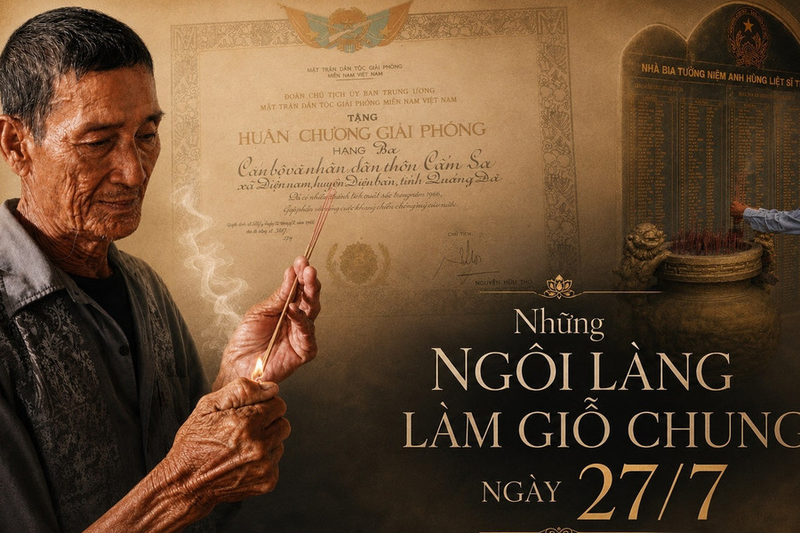 Ngày giỗ chung ở những ngôi làng có hàng trăm liệt sĩ