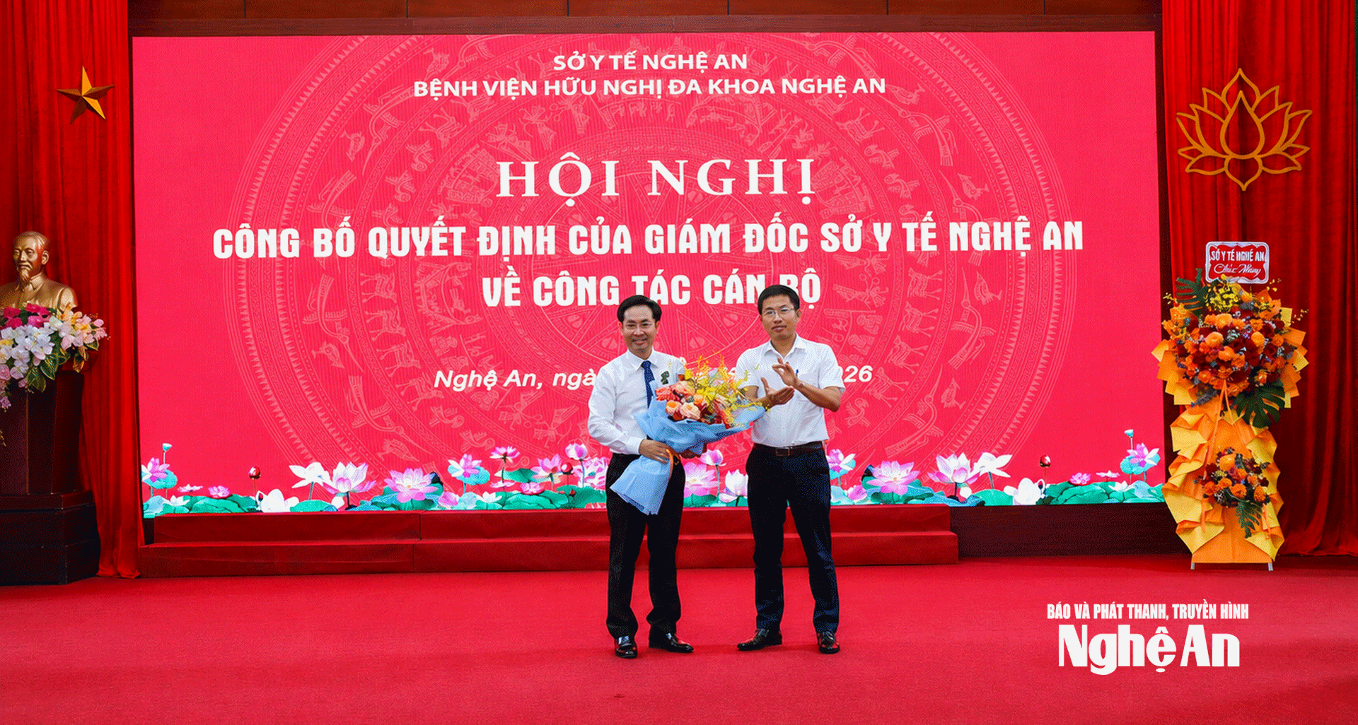 Bác sĩ Nguyễn Tất Ngọc, Phó Giám đốc Bệnh viện Chấn thương - Chỉnh hình Nghệ An được bổ nhiệm Phó Giám đốc Bệnh viện Hữu nghị Đa khoa Nghệ An