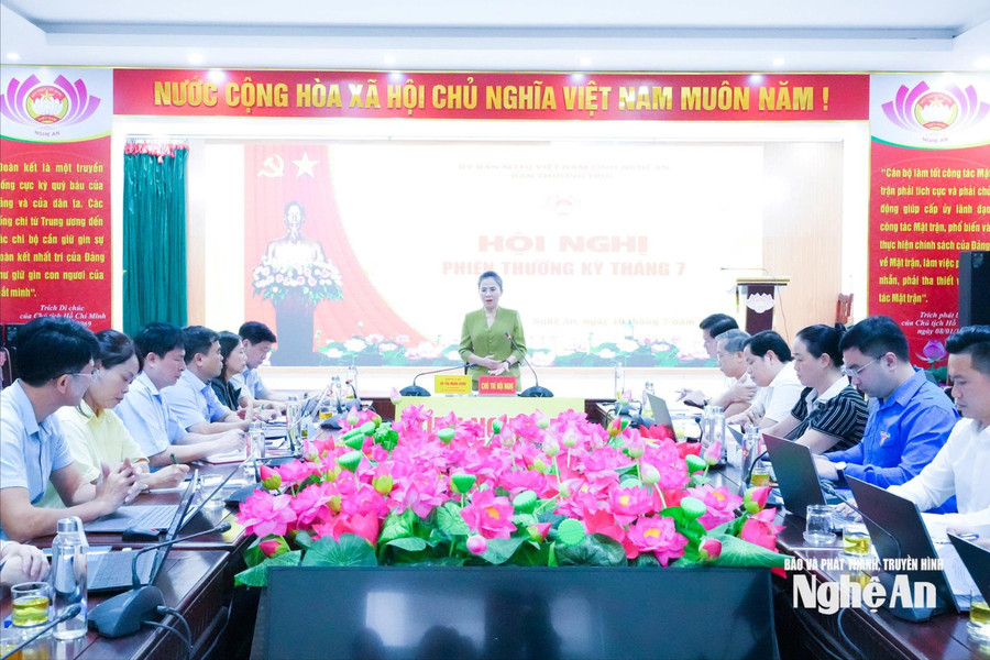 Ban Thường trực Ủy ban MTTQ Việt Nam tỉnh Nghệ An thống nhất triển khai diễn đàn "Tháng nghe dân nói"