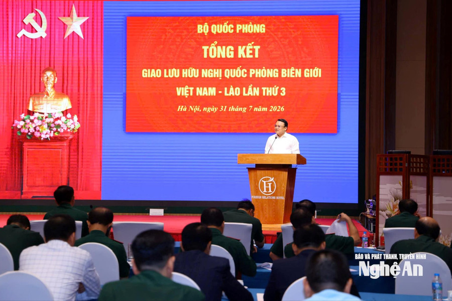Nghệ An chia sẻ kinh nghiệm góp phần tổ chức thành công Giao lưu hữu nghị Quốc phòng biên giới Việt - Lào lần thứ 3