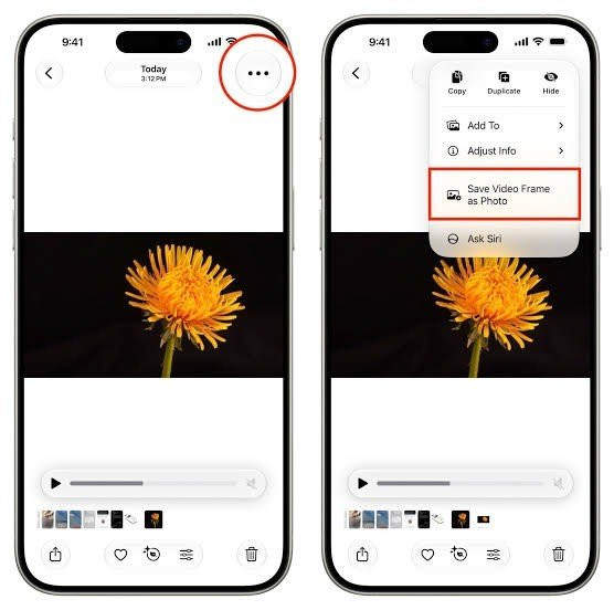 Trích xuất ảnh nét căng từ video trên iOS 27: Thay thế hoàn toàn thao tác chụp màn hình