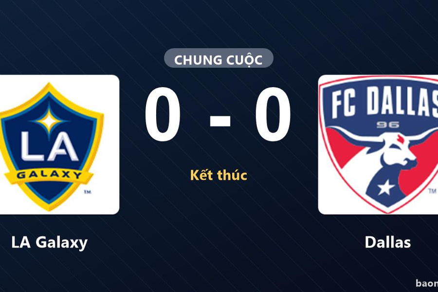 LA Galaxy và Dallas hòa không bàn thắng, cùng giành vé vòng 1/16