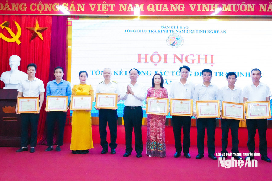 Nghệ An: Doanh nghiệp tăng hơn 30% qua Tổng điều tra kinh tế 2026