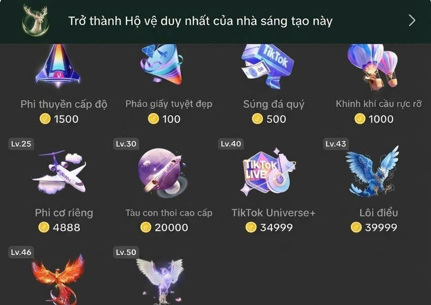 Cơ chế dòng tiền quà tặng ảo trên TikTok Live và thuật toán xử lý doanh thu vi phạm