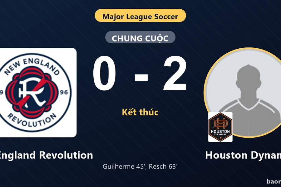 Quật ngã New England Revolution 2-0, Houston Dynamo chính thức giành vé vào vòng 1/16