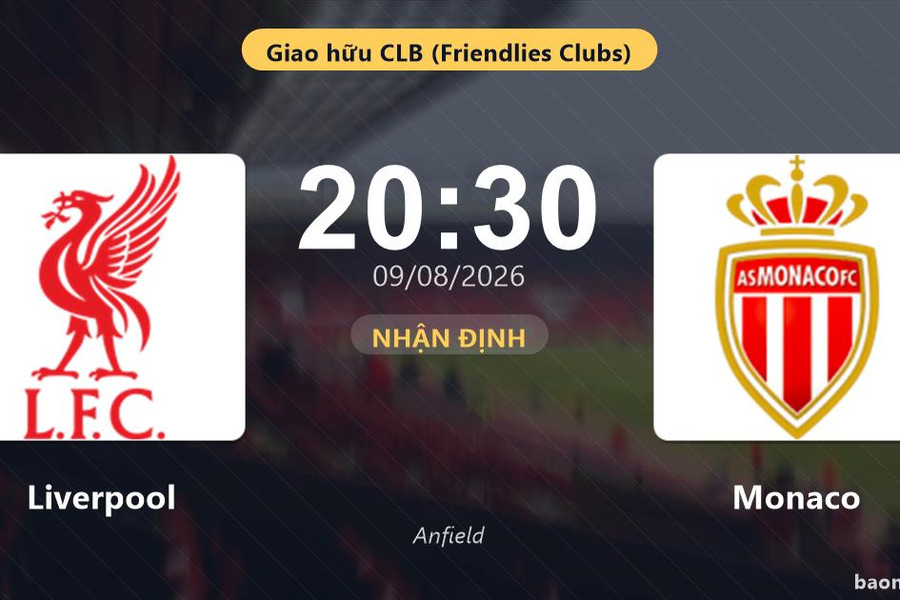 Nhận định Liverpool vs Monaco: đội hình dự kiến