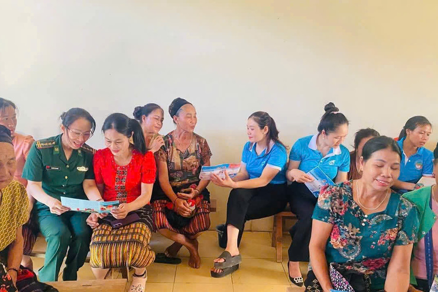 Chương trình “Đồng hành cùng phụ nữ biên cương” tại xã Tam Thái, Tam Quang