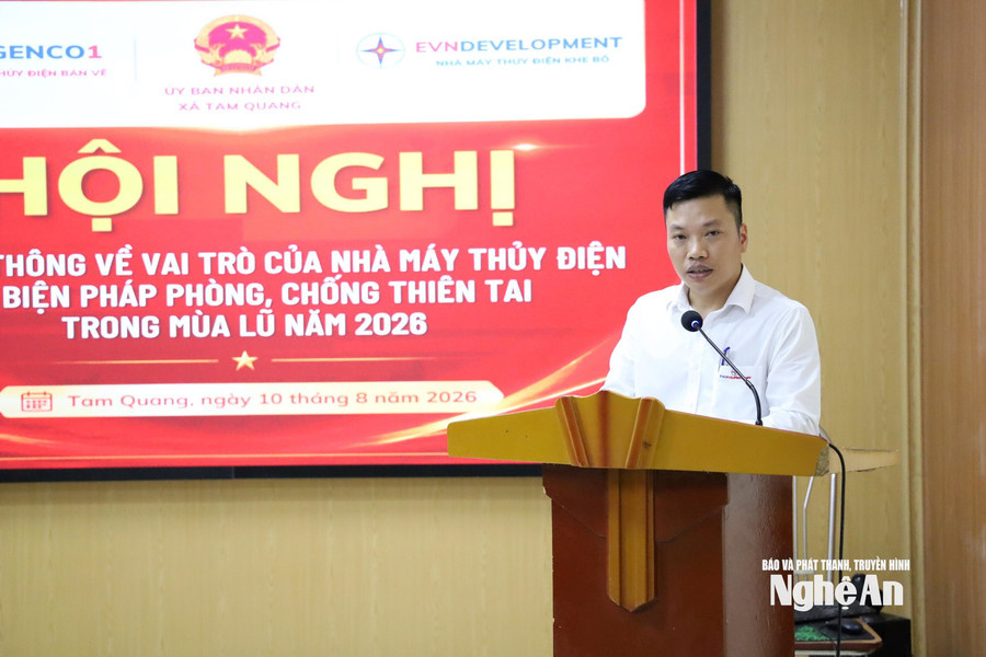 Thủy điện Bản Vẽ và Khe Bố tăng cường tuyên truyền phòng, chống thiên tai cho người dân vùng hạ du