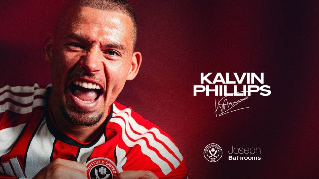 Kalvin Phillips rời Man City chính thức tái hợp Sheffield United theo bản hợp đồng cho mượn