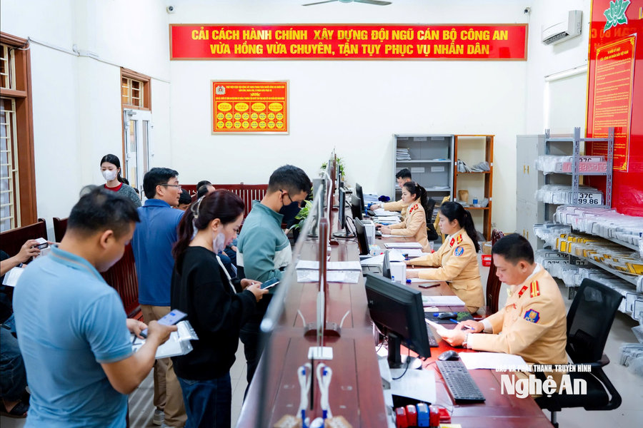 Từ 17/8, Công an Nghệ An tập trung Bộ phận Một cửa về một địa điểm