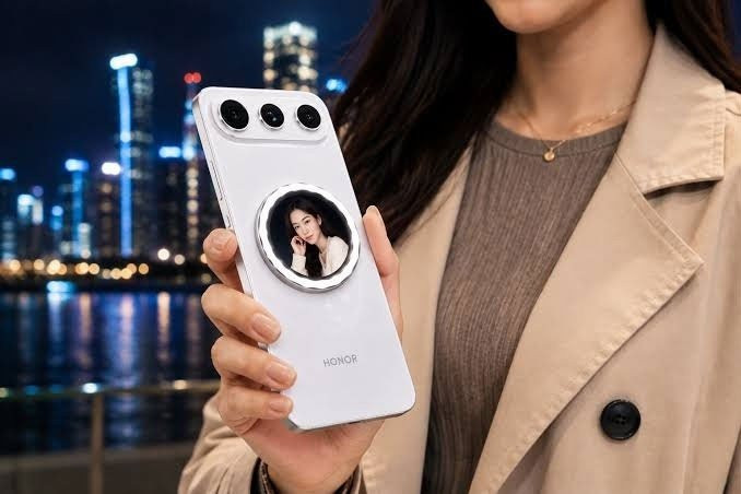 Honor thử nghiệm smartphone mới với màn hình phụ 1,7 inch cùng viên pin khủng 12.000 mAh
