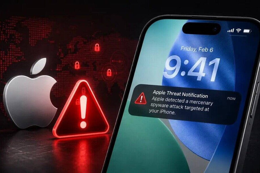 Apple cảnh báo iPhone có nguy cơ bị tấn công bởi phần mềm gián điệp