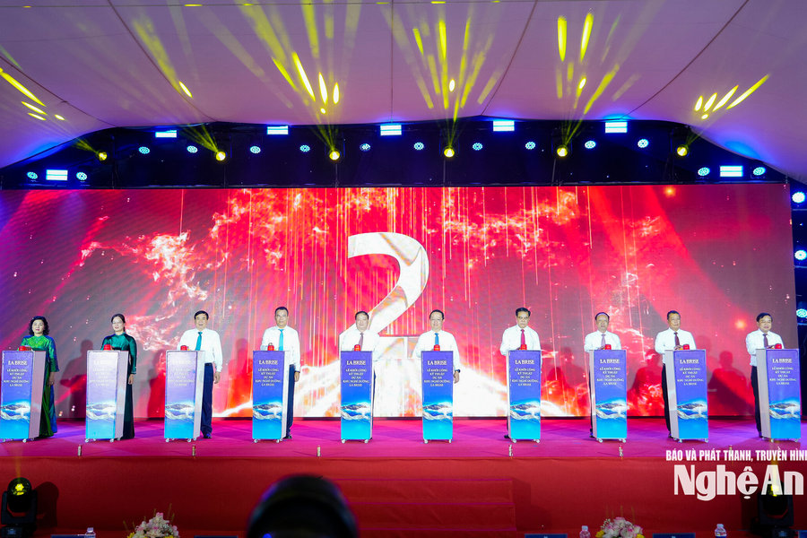 Nghệ An khởi công kỹ thuật Dự án Khu nghỉ dưỡng La Brise với tổng vốn đầu tư hơn 2.150 tỷ đồng