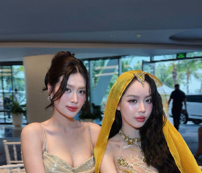 Màn đọ nhan sắc ấn tượng của Thiên Ân và Thanh Thủy trong lần hội ngộ mới nhất gây chú ý