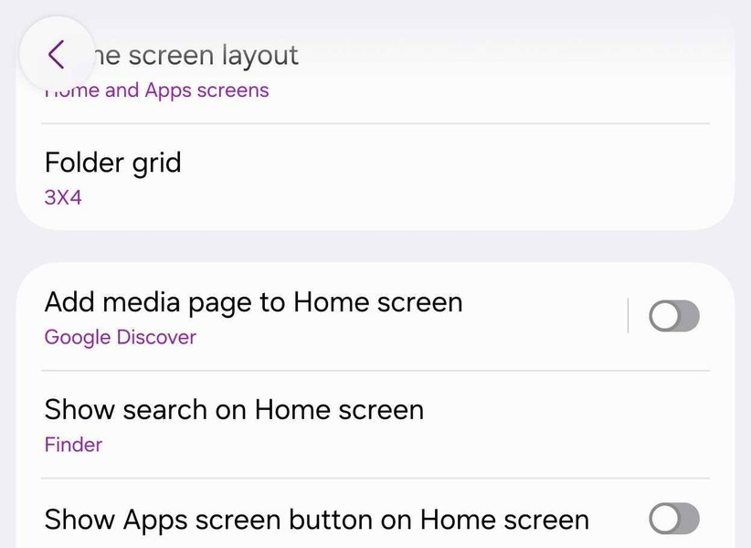 One UI 9 gộp Finder và Google Search giúp tối ưu giao diện tìm kiếm trên thiết bị Galaxy