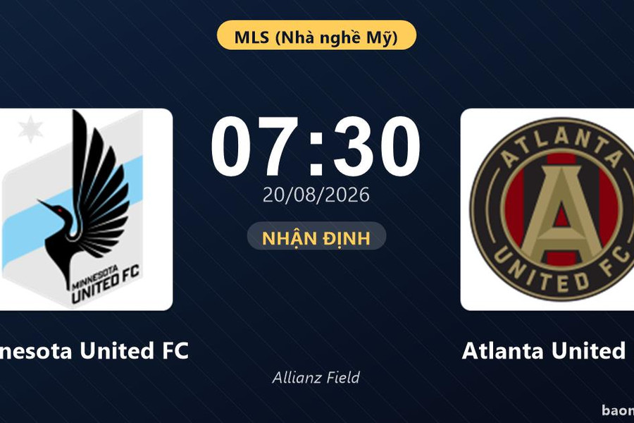 Nhận định Minnesota United FC vs Atlanta United FC: đội hình dự kiến
