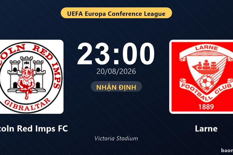 Nhận định Lincoln Red Imps FC vs Larne: đội hình dự kiến