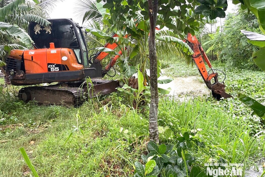 Nghệ An khẩn trương tiêu úng, giảm thiệt hại do mưa lớn