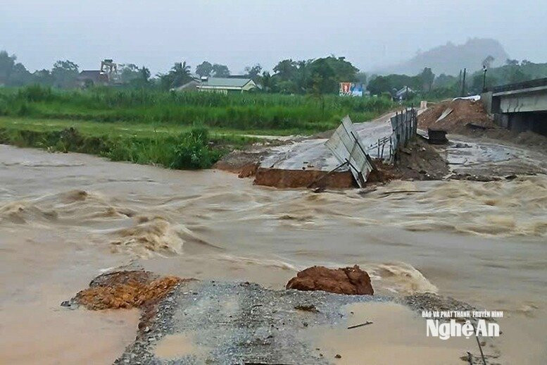 Cảnh báo lũ trên các sông tỉnh Nghệ An