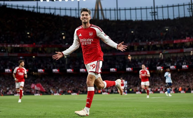 Kai Havertz nổ súng trước Coventry, củng cố vững chắc vị thế tiền đạo số một tại Arsenal