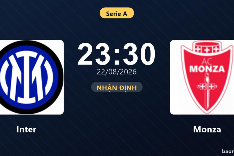 Nhận định Inter vs Monza: đội hình dự kiến