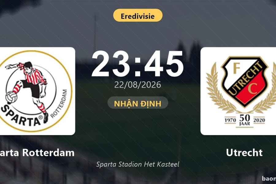 Nhận định Sparta Rotterdam vs Utrecht: đội hình dự kiến