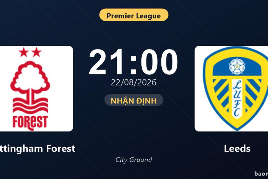 Nhận định Nottingham Forest vs Leeds: đội hình dự kiến