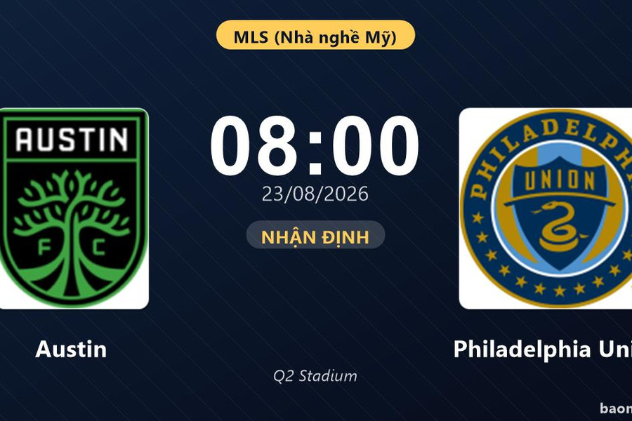 Nhận định Austin vs Philadelphia Union: Đội khách đau đầu vì thiếu người