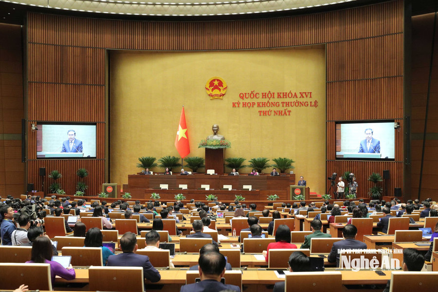 Bế mạc Kỳ họp không thường lệ thứ nhất, Quốc hội khóa XVI