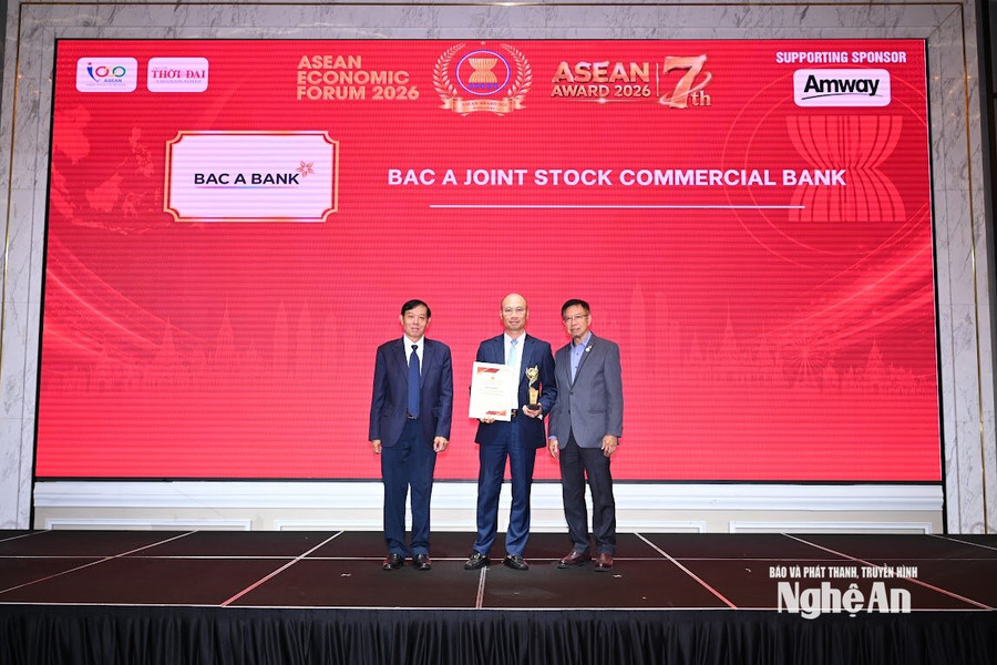 BAC A BANK tiếp tục được vinh danh tại ASEAN Award 2026