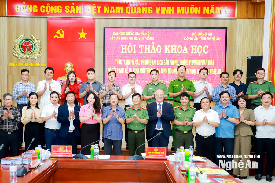 Nghệ An xây dựng kịch bản ứng phó các nguy cơ về an ninh môi trường, nguồn nước