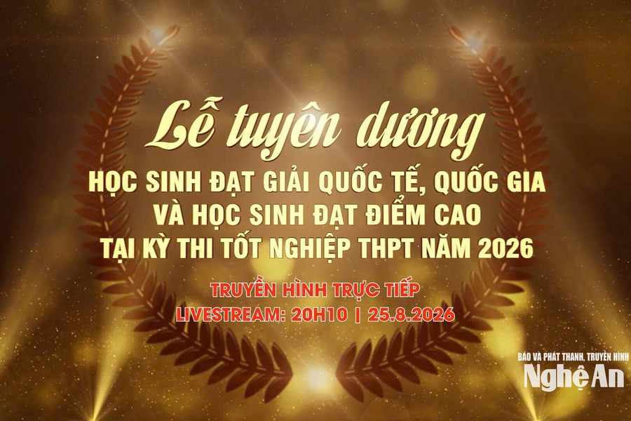 [🔴Trực tiếp] Lễ tuyên dương học sinh đoạt giải quốc tế, quốc gia và học sinh xuất sắc năm 2026