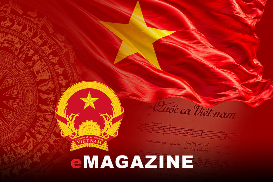 Quốc kỳ, Quốc huy, Quốc ca - Hồn thiêng sông núi, biểu tượng thiêng liêng