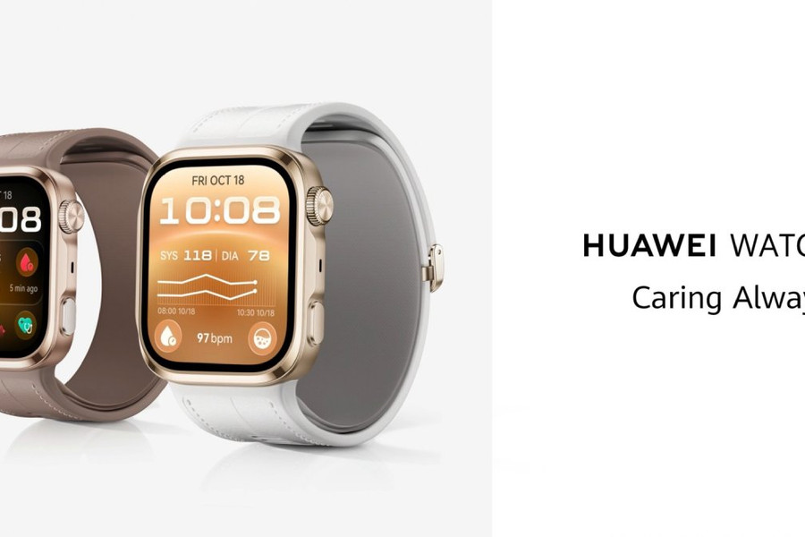 Huawei Watch D3 lộ diện thiết kế mỏng nhẹ đột phá cùng công nghệ đo huyết áp chuẩn y tế