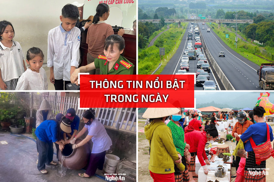 Nghệ An: Thông tin nổi bật ngày 1/9