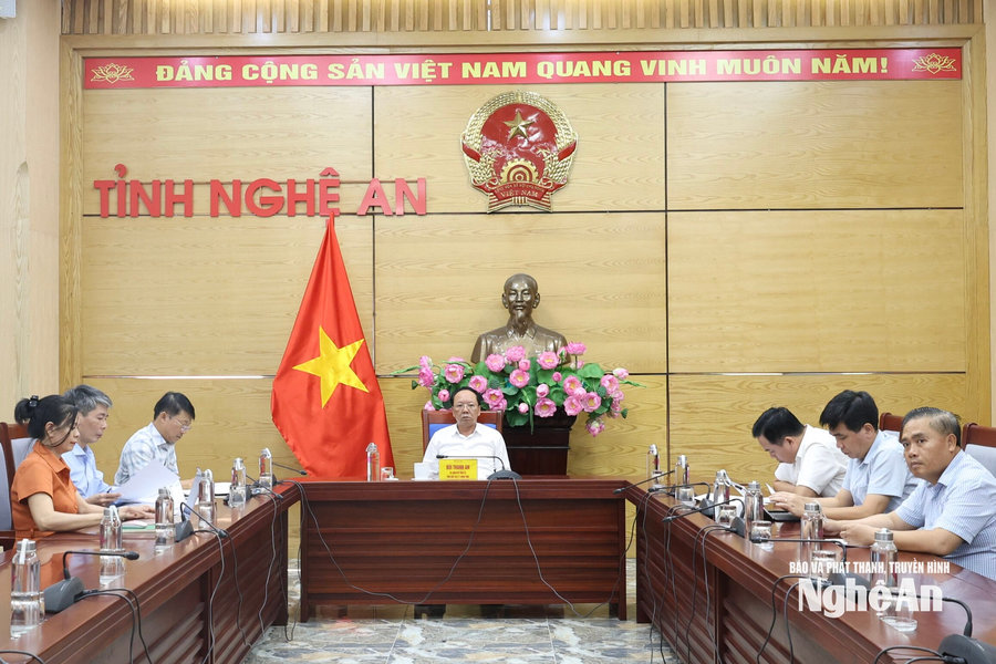 Nghệ An tham gia cuộc họp trực tuyến Ban Chỉ đạo điều hành giá