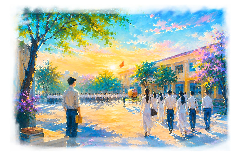 Sau tiếng trống trường