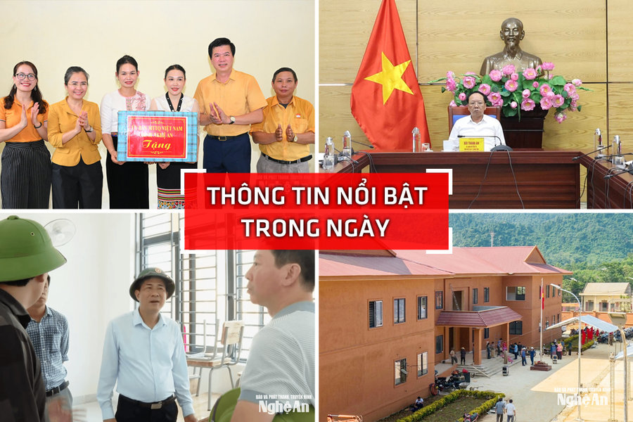 Nghệ An: Thông tin nổi bật ngày 4/9