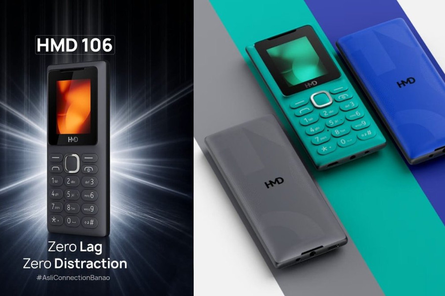 Điện thoại HMD 106 2G ra mắt: Thiết kế tối giản giúp người dùng tạm rời xa thế giới số