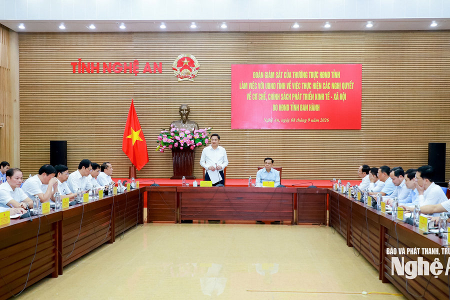 Thường trực HĐND tỉnh Nghệ An đề nghị rà soát, cắt giảm các nghị quyết lan tỏa thấp, vai trò dẫn dắt không còn