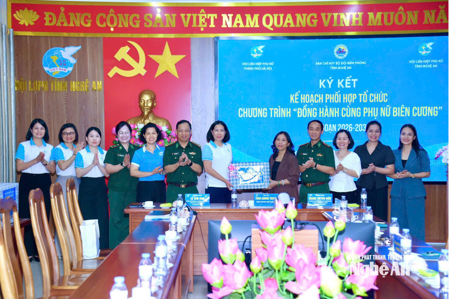 Hà Nội đồng hành cùng phụ nữ biên cương Nghệ An giai đoạn 2026 - 2030